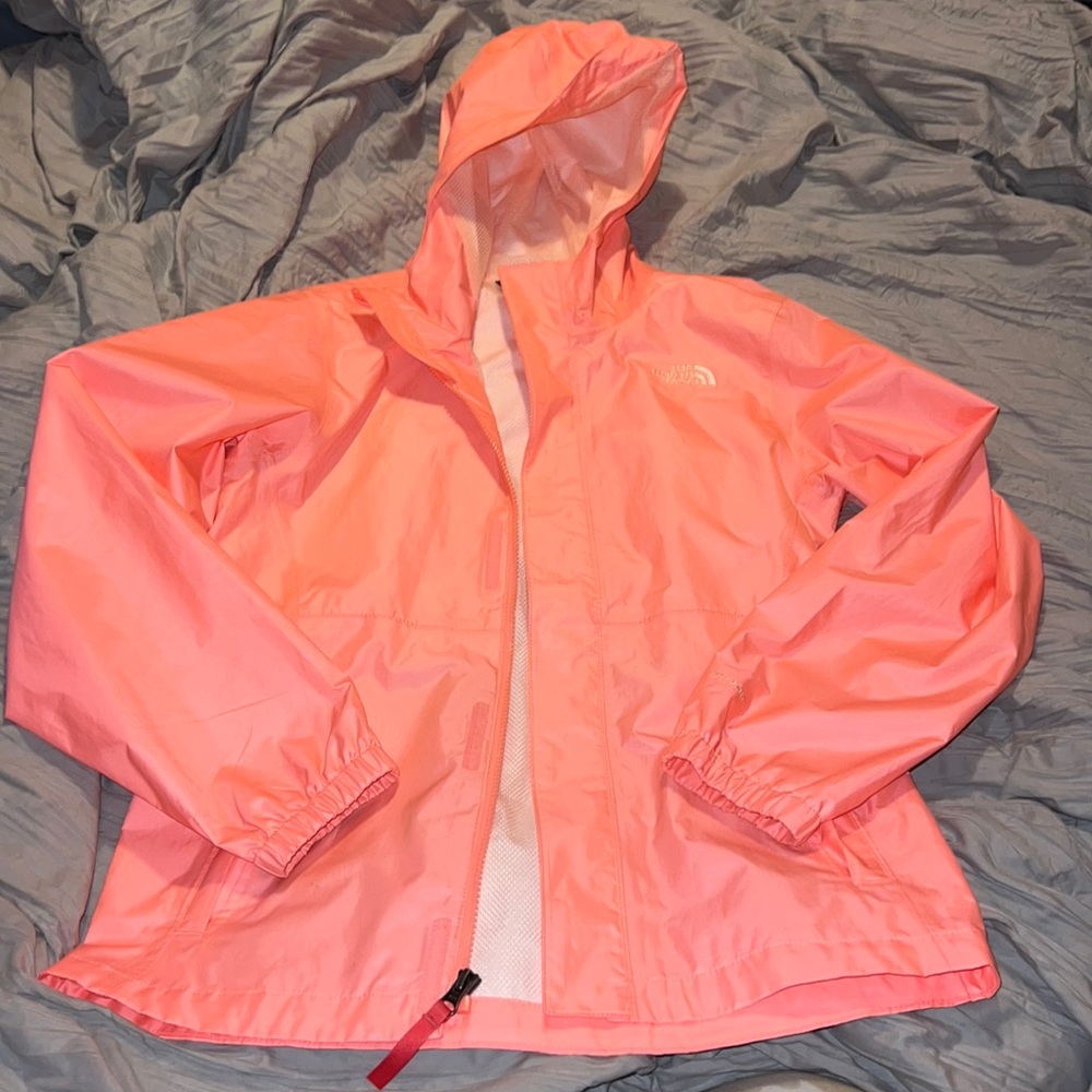 Girls Northface raincoat